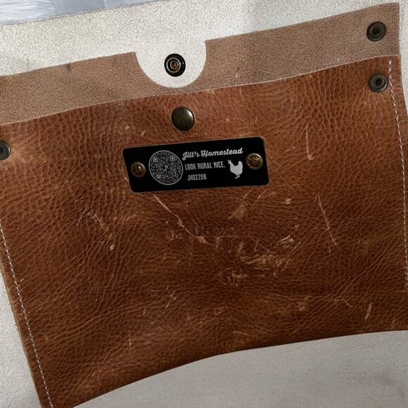 Jill's Homestead The Tote Bag Rose Gold Tassel Genuine  Leather Look Rural Nice - Picture 8 of 15